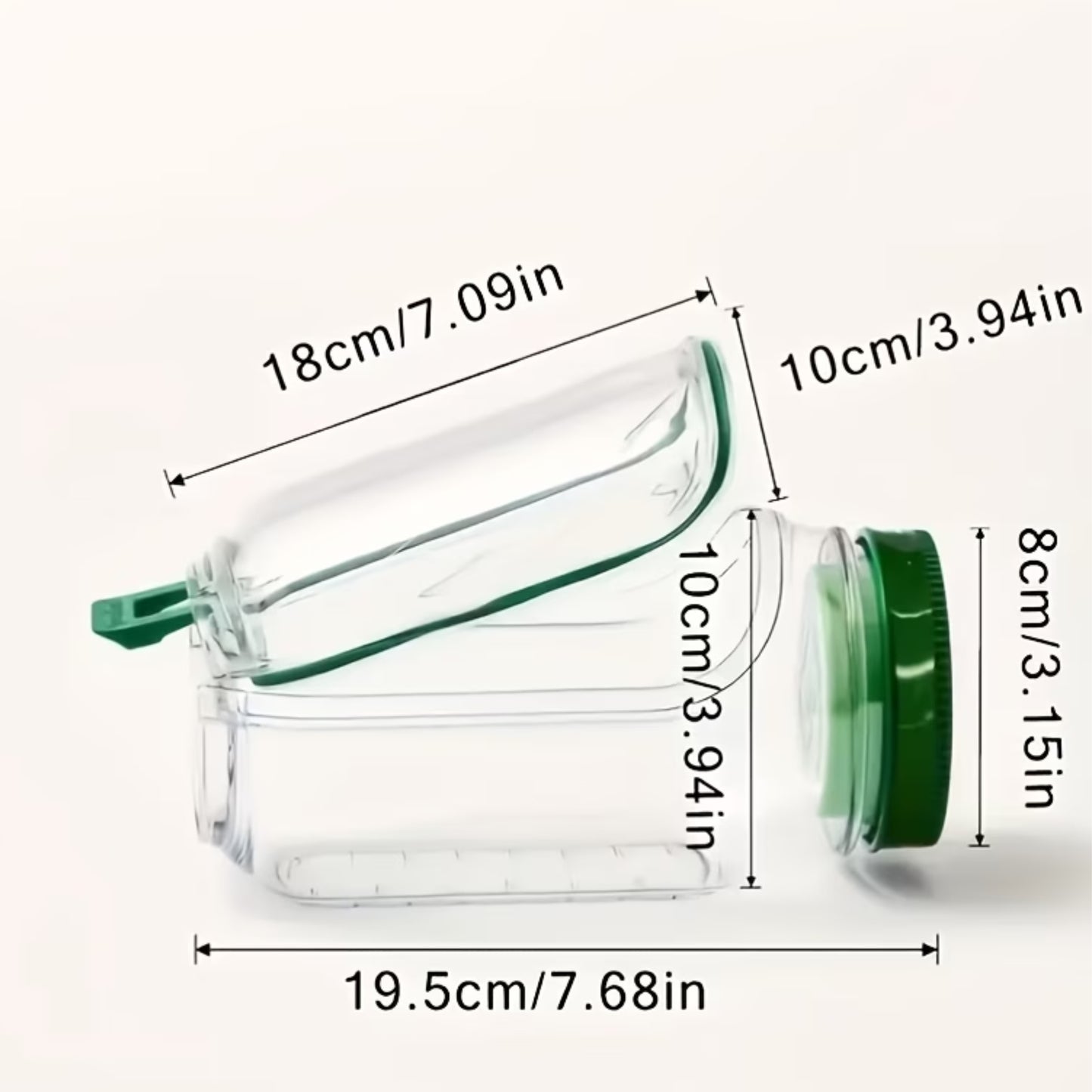 Salad Pod Side-Opening Leakproof Salad Jar