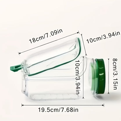 Salad Pod Side-Opening Leakproof Salad Jar
