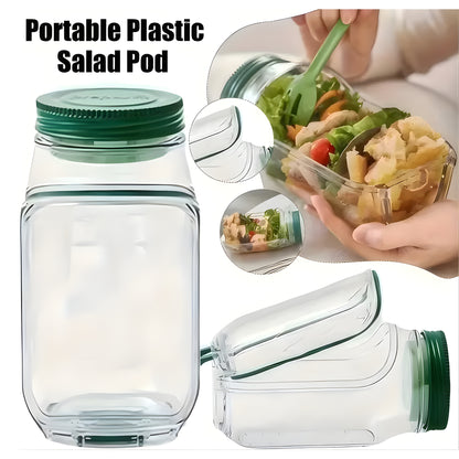 Salad Pod Side-Opening Leakproof Salad Jar